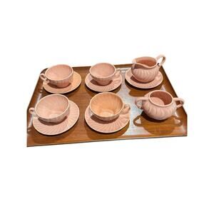 Franciscan Coronado Tea for Four -  Cups Saucers Creamer & Sugar Bowl!